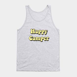 Happy Camper Yellow Tank Top